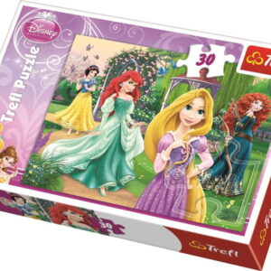 Trefl Puzzle Disney Princezny: Procházka v zahradě 30 dílků