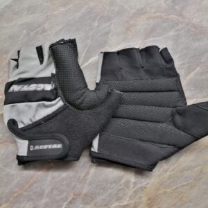 Rukavice na kolo ACSTAR s potítkem - šedé vel. M