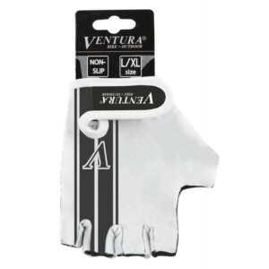 Rukavice na kolo dospělé lycra/kůže - vel. L/XL