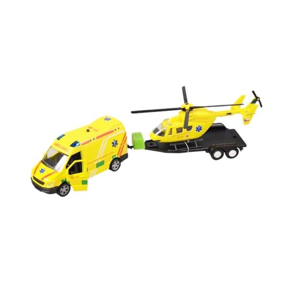 Sada ambulance- auto+vrtulník- na baterie - Obrázek 2