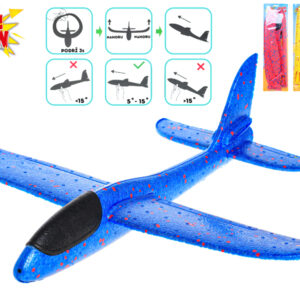 Sun Fun letadlo pěnové 48cm 4barvy v sáčku