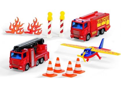 SIKU Super 6330 set hasičská vozidla a příslušenství