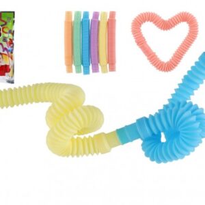 Stavebnice trubky/trubičky natahovací 6ks plast v sáčku