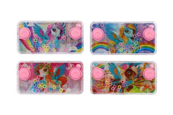 Vodní hra hlavolam 11x6cm plast jednorožec 4 druhy - Obrázek 3