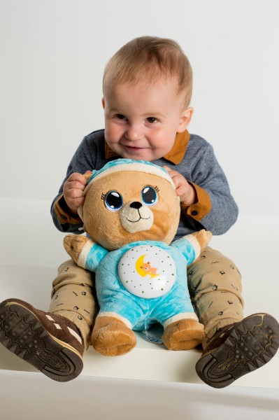Medvídek Usínáček modrý plyš 32cm na baterie se světlem a zvukem v boxu 12m+ - Obrázek 6