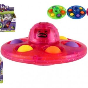 Spinner s bubble pops plast 8cm 3 barvy na kartě