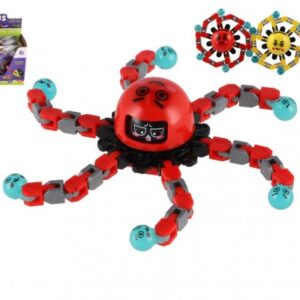 Gyroskop spiner mechanický plast 7cm svítící ve tmě 3 barvy