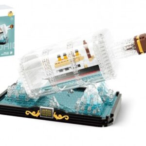 Stavebnice mini KOCO Titanic 918 dílků 3D v láhvi plast