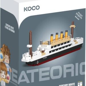 Stavebnice mini KOCO loď Titanic 271 dílků plast v krabici