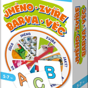 EFKO Hry pro předškoláky Jméno Zvíře Barva Věc