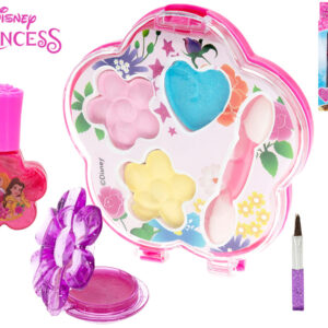 Disney Princess sada krásy oční stíny+lesk na rty+lak na nehty 5ks