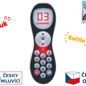 Ovladač 16,5x5,5cm na baterie česky mluvící 12m+ v krabičce