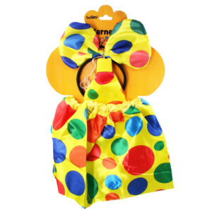 Set karneval - myška puntíky barevné