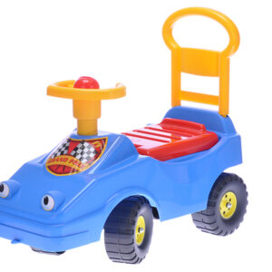 Odrážedlo auto 54cm s klaksonem 12m+ max.25kg modré v sáčku
