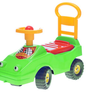 Odrážedlo auto 54cm s klaksonem 12m+ max.25kg zelené v sáčku