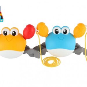 Krab lezoucí na natažení plast 20x12cm 2 barvy