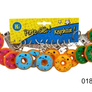 Přívěšek na klíče donut - 4 barvy