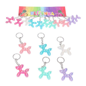 Přívěšek na klíče pes mix barev