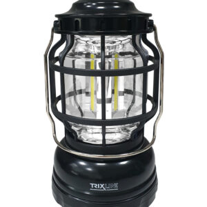 LED COB 3x3W outdoorová svítilna na baterie TR-216R-černá