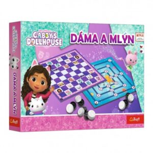 Dáma a Mlýn Gabby's Dollhouse společenská hra v krabici 29x19x4 cm
