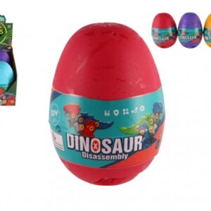 Dinosaurus šroubovací ve vejci plast 15cm 4 druhy
