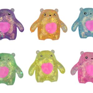 MEDVÍDEK V SÁČKU S SRDÍČKEM, 8CM