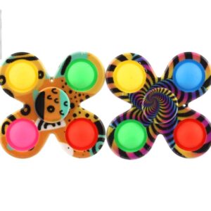 Spinner bubble pops plast 8cm mix barev v sáčku