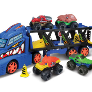 Tahač s monster truck dráhou 45cm