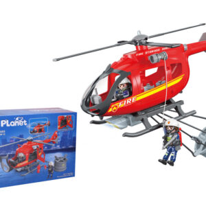 Stavebnice Helikoptéra hasiči s efekty 38cm