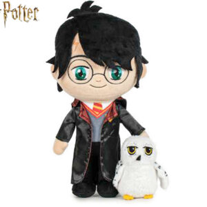Harry Potter - Harry plyšový 29cm stojící s Hedvikou 0m+