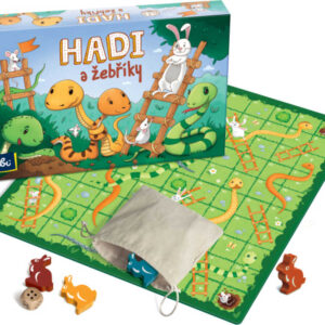 ALBI HRA Hadi a žebříky dětské zvířátka