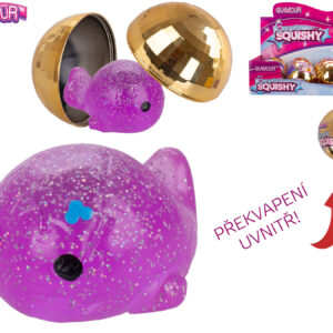 Glamour koule třpytivá překvapení 6,5cm se strečovou rybkou