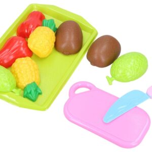 Krájecí ovoce set s tácem 21x14 cm