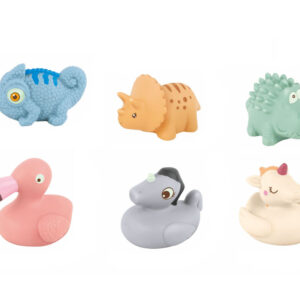 Zvířátka do vany gumové set 3 ks 6 cm